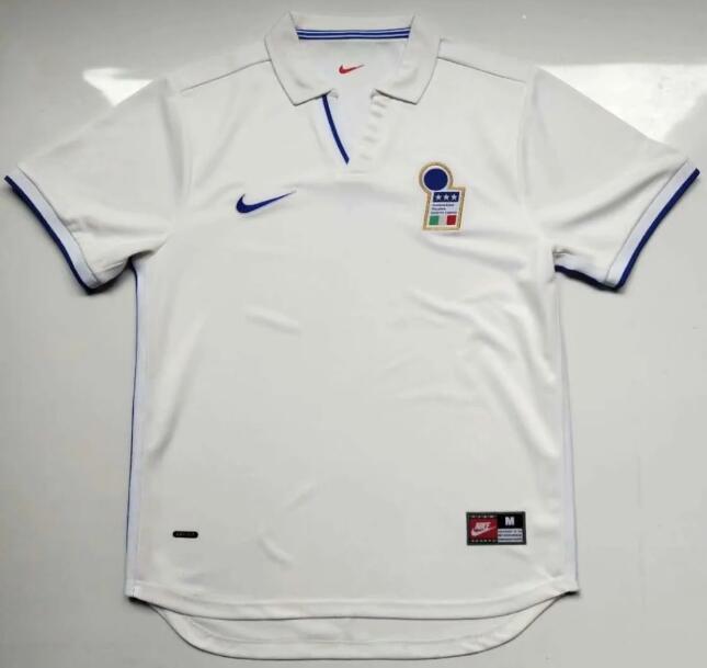 1998 Italy Retro Away Kit Soccer Jersey